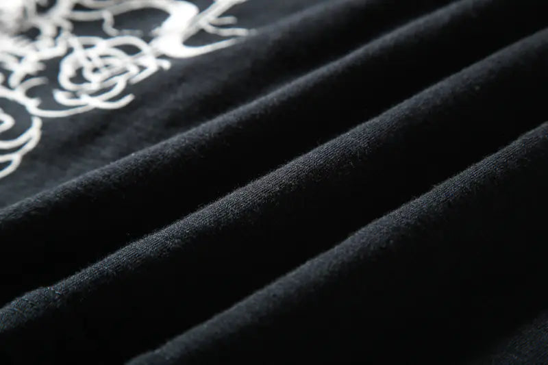 Embroidered Thunder God and Koi Short Sleeve Shirts