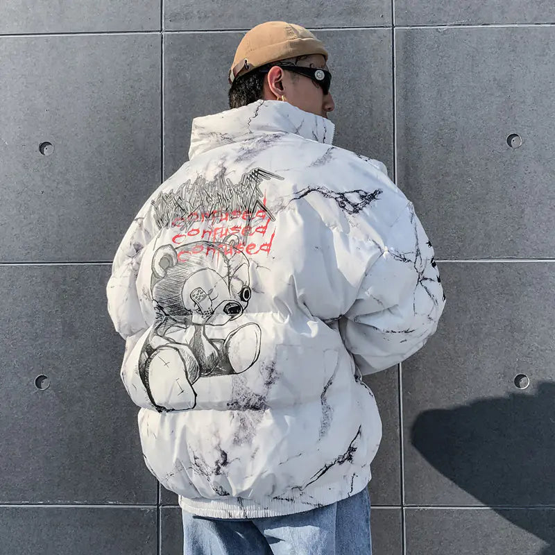 Winter Streetwear Thick Cotton Jacket for Men - ProLector