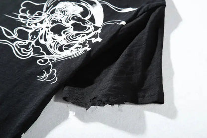 Embroidered Thunder God and Koi Short Sleeve Shirts - ProLector