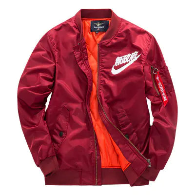 Stand Collar Baseball Jacket, Pilot Jacket, Air Force Uniform