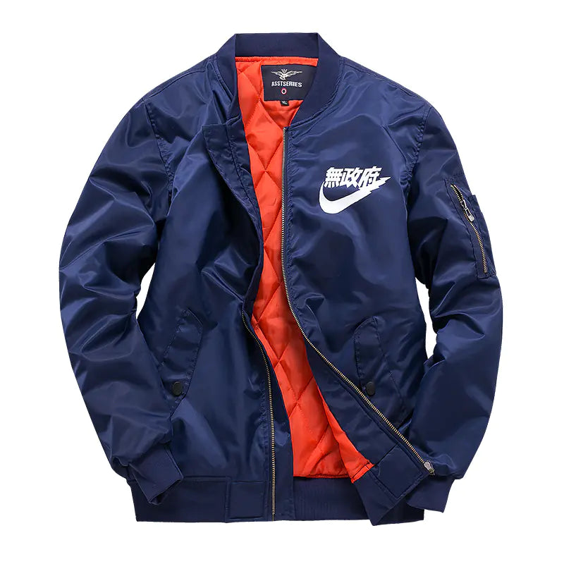 Stand Collar Baseball Jacket, Pilot Jacket, Air Force Uniform